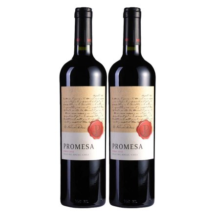 智利普罗米萨精选单一西拉子干红葡萄酒（双瓶装）