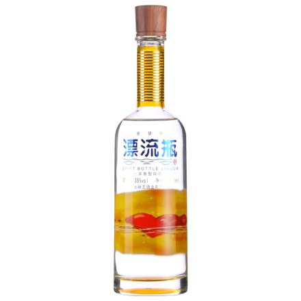 【老酒特卖】38°漂流瓶酒350ml（亲情瓶）（2014年）