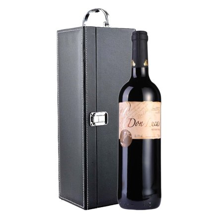 西班牙唐卢卡干红葡萄酒黑色礼盒装