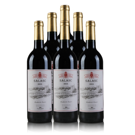 法国萨拉斯干红葡萄酒（6瓶装）