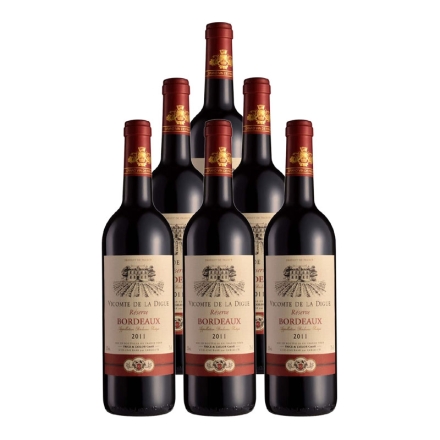 法国波尔多维康德AOC干红葡萄酒750ml（6瓶装）