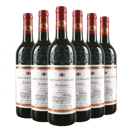法国波尔多AOC圣露威兰顿2010干红葡萄酒750ml（6瓶装）