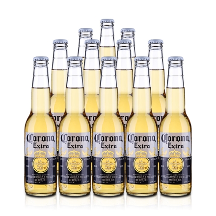 墨西哥原装进口科罗娜特级啤酒330ml（12瓶装）