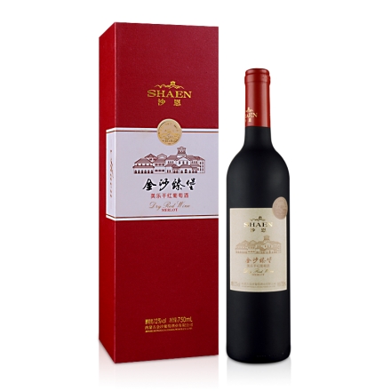 沙恩·金沙臻堡酒庄美乐干红葡萄酒750ml