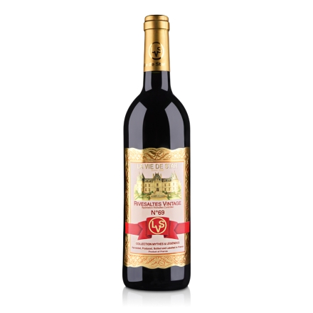 法国拉维之星69号里韦萨尔特红葡萄酒750ml（乐享）
