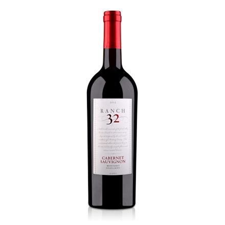 美国红酒32领域庄园赤霞珠干红葡萄酒750ml