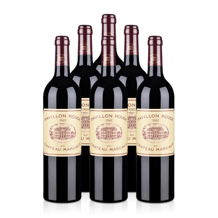 （列级庄·名庄·副牌）玛歌城堡2012干红葡萄酒750ml（6瓶装）