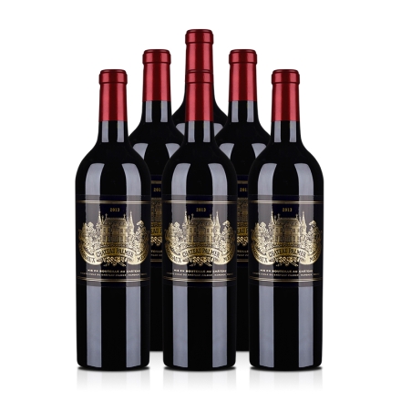 （列级庄·名庄·正牌）法国整箱红酒宝玛酒庄2013干红葡萄酒750ml(又名宝马、帕玛、帕美)（6瓶装）