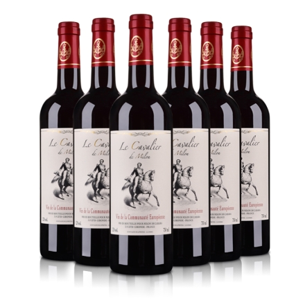 法国米洛骑士干红葡萄酒750ml（6瓶装）
