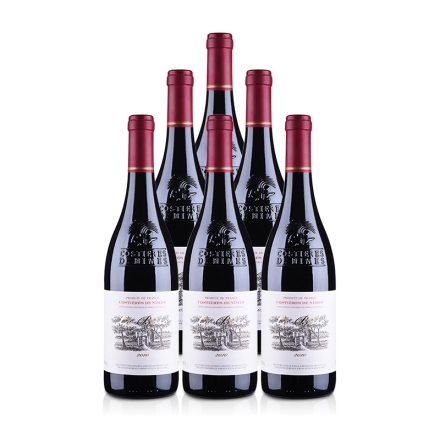 法国整箱红酒原瓶进口AOC博斯克干红葡萄酒（6瓶装）