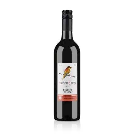 【包邮】澳大利亚原瓶进口红酒朗翡洛荆棘鸟珍藏西拉红葡萄酒750ml