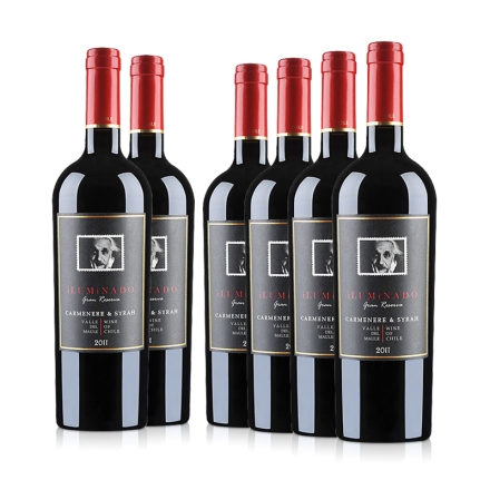 智利伊鲁米纳多珍藏干红葡萄酒750ml（6瓶装）