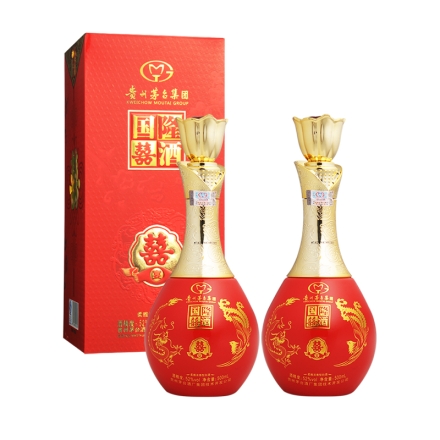 52°贵州茅台酒厂（集团）技术开发公司国隆双喜酒500ml(双瓶装)