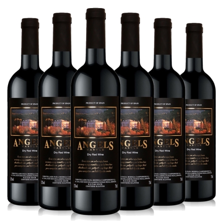 西班牙安杰斯干红葡萄酒750ml(6瓶装）