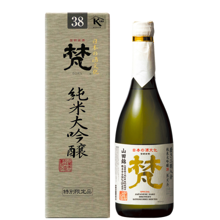 16°日本梵三割八分 纯米大吟酿清酒 720ml
