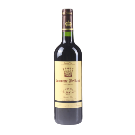 法国皇冠梅洛干红葡萄酒750ml