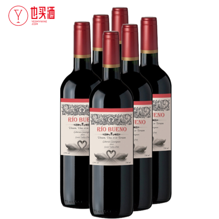 美景湾赤霞珠红葡萄酒750ml  6支装