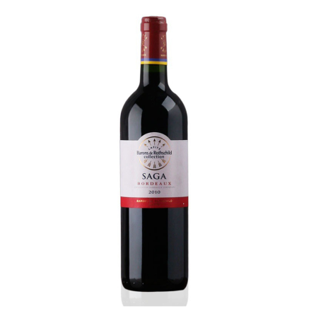 法国 拉菲罗斯柴尔德集团荣誉出品传说波尔多法定产区红葡萄酒 750ml