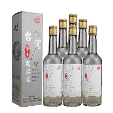 42°台湾阿里山高粱酒陈年450ml(6瓶装)