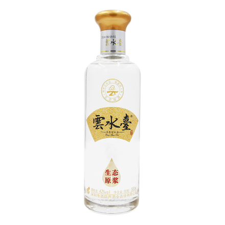 42°四川云水台（2014年出厂）500ml  五粮浓香型白酒