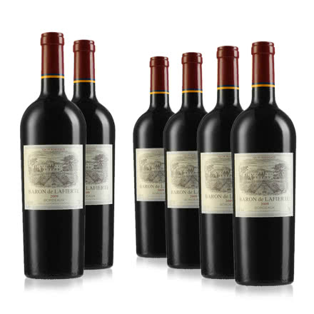 法国拉斐男爵2009窖藏干红葡萄酒750ml（6瓶装）