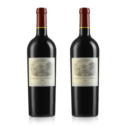 法国拉斐男爵2009窖藏干红葡萄酒750ml（2瓶装）