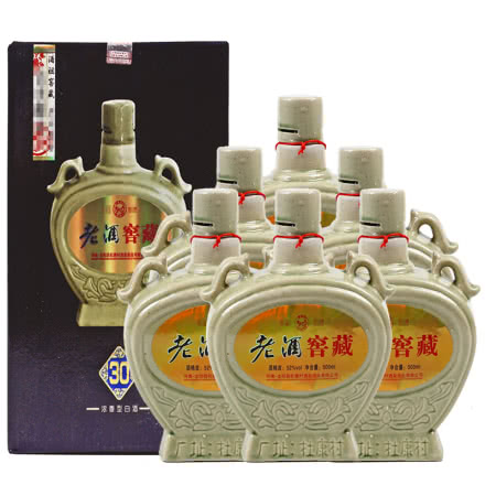 52°酒祖村老酒窖藏（30）浓香型白酒500ml（6瓶装）