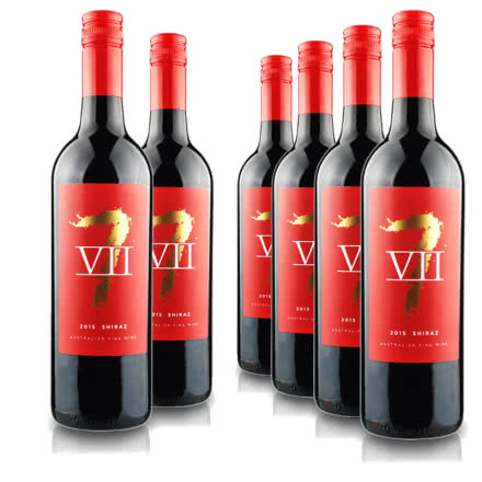 14.5°澳大利亚橡木庄园2015柒西拉干红葡萄酒750ml六瓶箱装