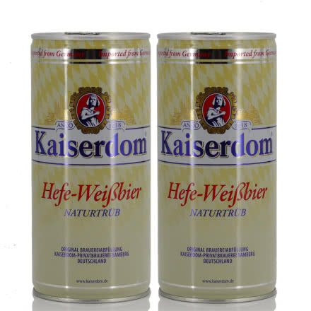 德国啤酒Kaiserdom凯撒白啤1000ml*2