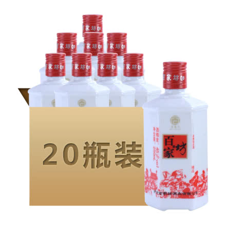 45°百家坊（精品乳玻瓶）250ml（2006-2007年）（20瓶）整箱装