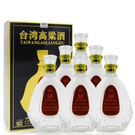 58°台湾阿里山高粱酒窖藏礼盒装600ml（6瓶装）