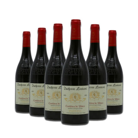 法国整箱红酒法国原瓶进口AOC南法优质干红葡萄酒750ml*6