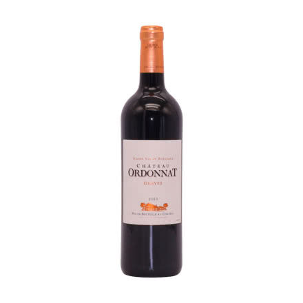法国红酒（原瓶进口）波尔多格拉夫产区AOC奥多娜城堡干红葡萄酒750ml