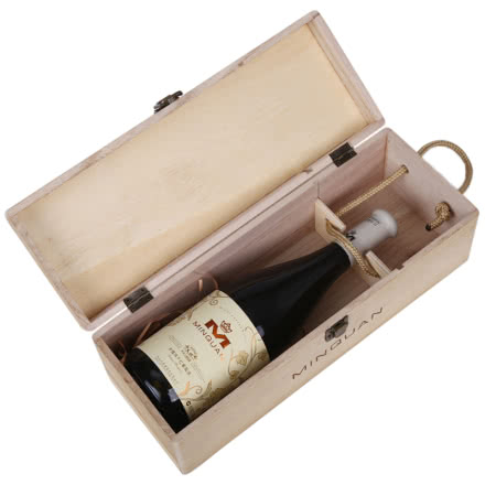 12°民权葡萄酒 M系列赤霞珠干红葡萄酒750ml 河南特产木盒礼品盒精选佳品