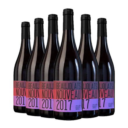 让·阿诺博若莱干红葡萄酒2017整箱6支装（莎普蒂尔旗下荣誉出品）