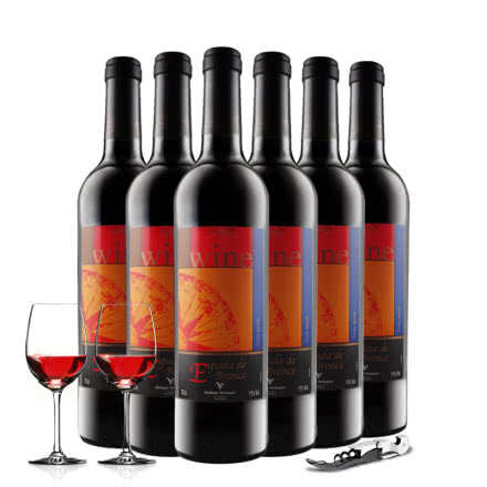 西班牙原瓶进口艾斯干红葡萄酒750ml*6（整箱）