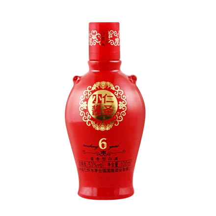 53° 贵州茅台镇 仁圣小酱6（2012年生产）100ml 酱香型白酒 单瓶装 老酒