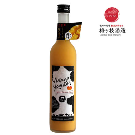 日本原瓶进口梅枝酒造芒果酸奶味利口酒500ml