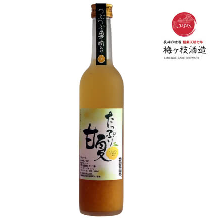 日本原瓶进口梅枝酒造夏甜橘味利口酒500ml