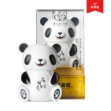 茅台习酒经典品味 熊猫造型茜茜52度高度白酒浓香型 500ml礼盒