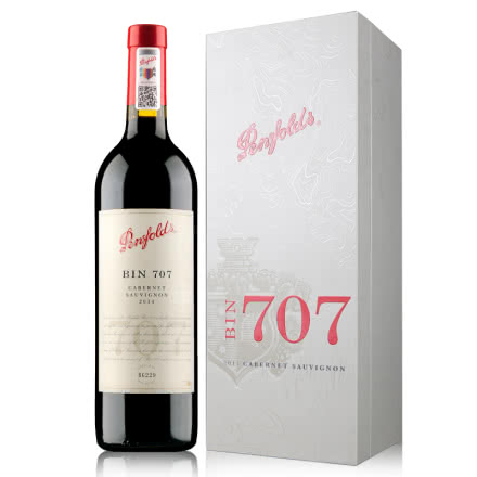 【送原装礼盒】奔富707红酒 澳洲原装进口奔富bin707单支750ml
