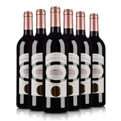 (酒仙直采·中级庄）法国红酒鲁索喜萍城堡干红葡萄酒750ml（6瓶套）