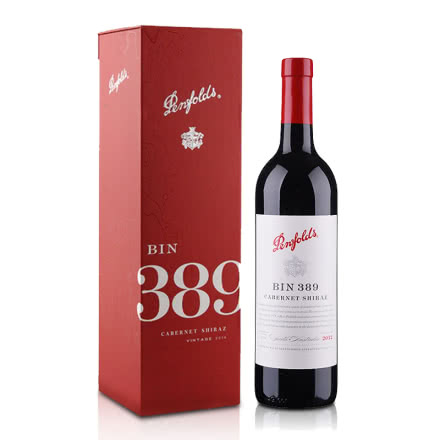 澳洲奔富Bin389赤霞珠西拉红葡萄酒 精选礼盒装 750ml