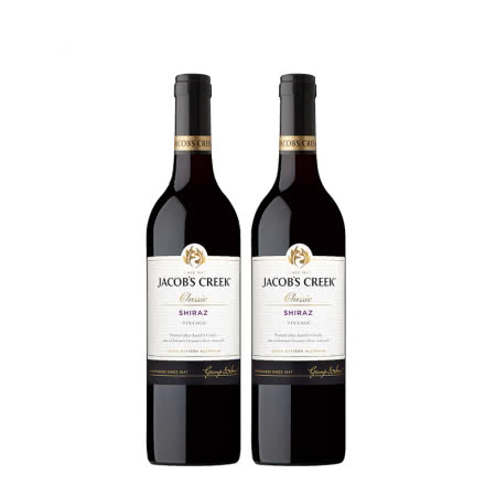 澳洲原瓶进口杰卡斯西拉加本纳干红葡萄酒750ml*2双支装