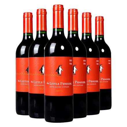 澳大利亚进口 小企鹅西拉红葡萄酒750ml*6整箱装