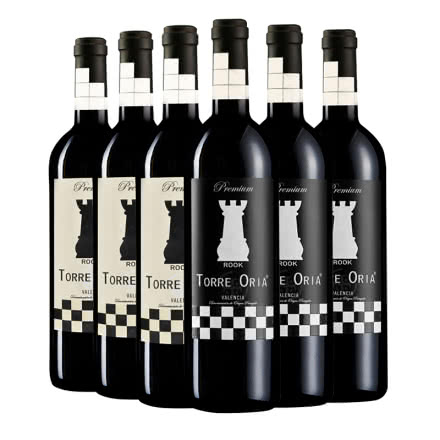 也买酒 西班牙进口红酒奥兰国际象棋葡萄酒 （不同标签随机发货） 750ml*6整箱装