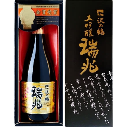 进口日本清酒 泽之鹤 瑞兆纯米大吟酿 720ml礼盒米酒