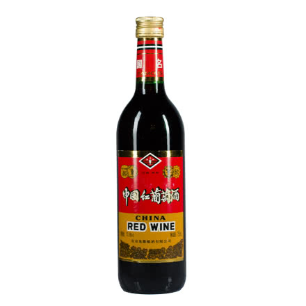 中国龙徽夜光杯牌中国红葡萄酒750ml
