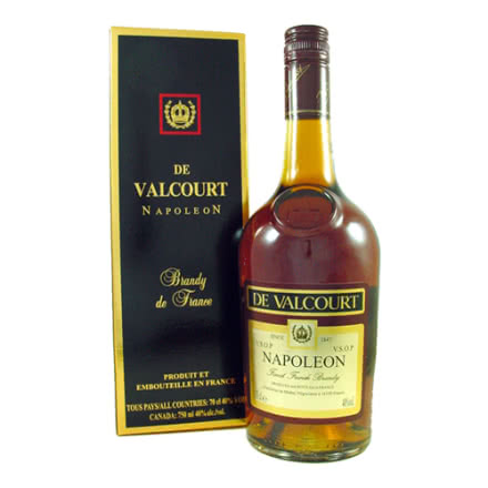 法国万事佳VSOP白兰地酒De Valcourt Napoleon VSOP