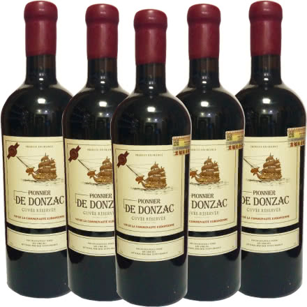 法国原瓶进口龙船拓金者干红葡萄酒750ml（6瓶装） 蜡封瓶口